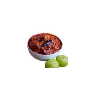 Experience the tangy, spicy goodness of our Amla Pickle – a perfect blend of sun-ripened Indian gooseberries, traditional spices, and a hint of natural tang. Each bite bursts with flavor, making it an ideal companion for rice, roti, or sandwiches. Packed with immunity-boosting amla, this pickle brings health and taste together in every jar.