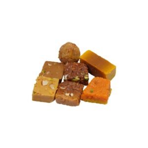 A rich assortment of traditional Indian sweets made with pure ghee, bringing together classic flavours, authentic recipes, and melt-in-the-mouth goodness in every bite.