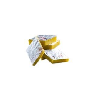 Rich, soft, and melt-in-the-mouth, Badam Cake Katli is made from premium almonds, slow-cooked to perfection for a smooth, royal taste. Every bite delivers the pure richness of badam with a classic katli finish — perfect for gifting or enjoying with family.