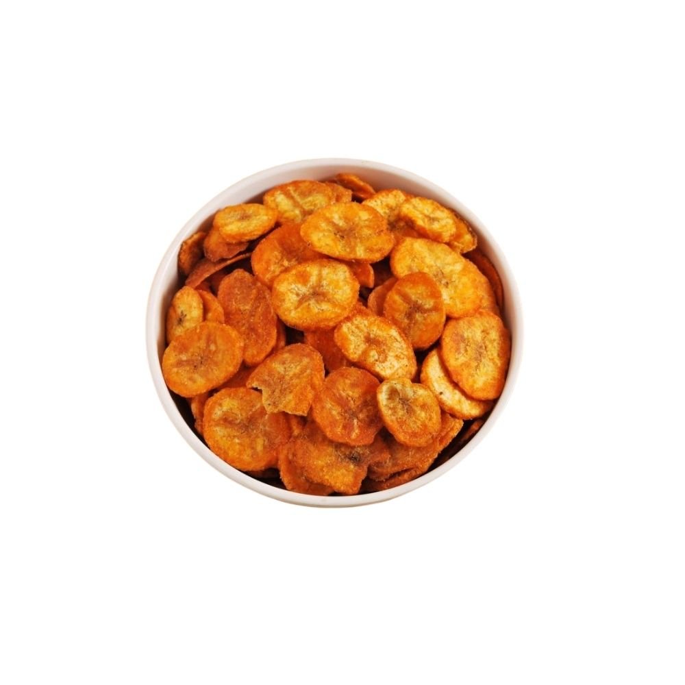 Crispy raw banana chips tossed with a spicy chilli punch — this is not your regular snack! Banana Chips Chilly brings together the perfect crunch and bold heat, making every bite irresistibly addictive. A must-have for spice lovers who enjoy a fiery twist on a classic favourite.