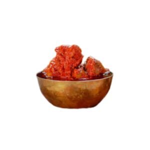 Our Dry Mango Pickle is made from carefully sun-dried raw mango pieces mixed with traditional spices and cold-pressed oil. This pickle has a bold, tangy, and mildly spicy taste that brings back the memories of homemade pickles prepared during summer. Perfect with curd rice, rasam rice, lemon rice, or even plain hot rice with ghee.