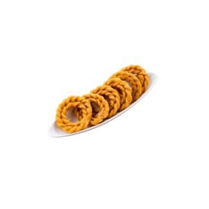 Hand Murukku, also known as Kai Murukku, is a traditional South Indian festive snack lovingly twisted by hand using rice flour and urad dal. Prepared in small batches and fried to crispy perfection, every spiral carries the warmth of home-style cooking and age-old tradition.