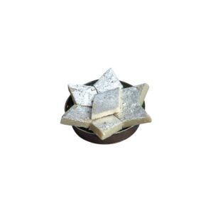 Smooth, rich, and melt-in-the-mouth, Kaju Katli is a timeless Indian sweet made from premium cashews and just the right touch of sweetness. Crafted the traditional way, every bite delivers pure cashew goodness with a royal finish.