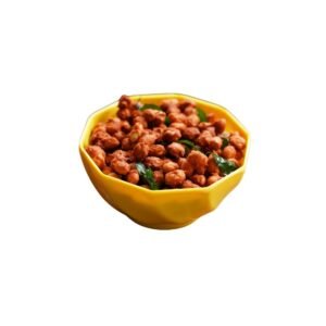 Crunchy roasted groundnuts coated with a bold blend of Indian spices. Every bite delivers the perfect mix of heat, crunch, and flavour — a classic anytime snack loved across generations.