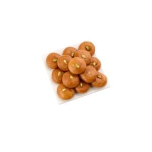 Soft, flaky, and mildly sweet, Mini Badhusha is a bite-sized version of the classic South Indian sweet. Made with pure ghee and traditional ingredients, each piece melts in your mouth with a rich, buttery taste. Perfect for festivals, pooja, gifting, or anytime sweet cravings.