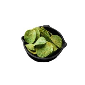 Crispy potato chips tossed with the bold heat of green chillies. Every bite delivers a perfect balance of crunch, spice, and authentic Indian flavour. A must-have snack for spice lovers who enjoy that extra kick.